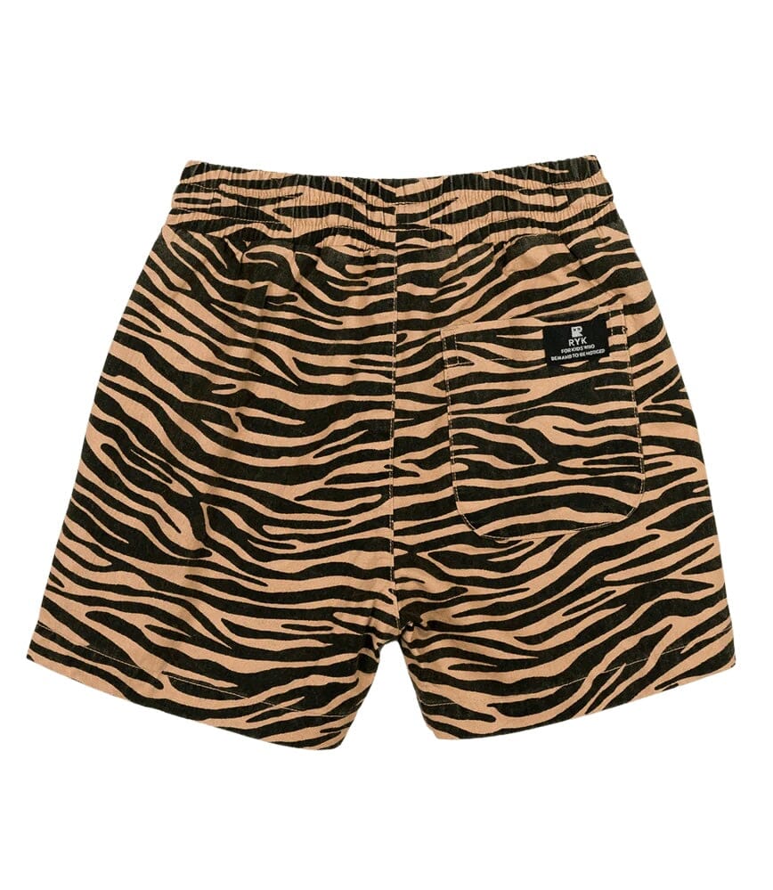 TAUPE TIGER SHORTS - Rock Your Kid Prairie Fox 