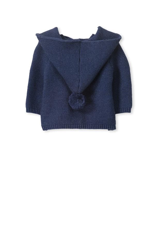 Baby Knit Jacket - Blue Marle (Milky Baby) Jackets Milky 