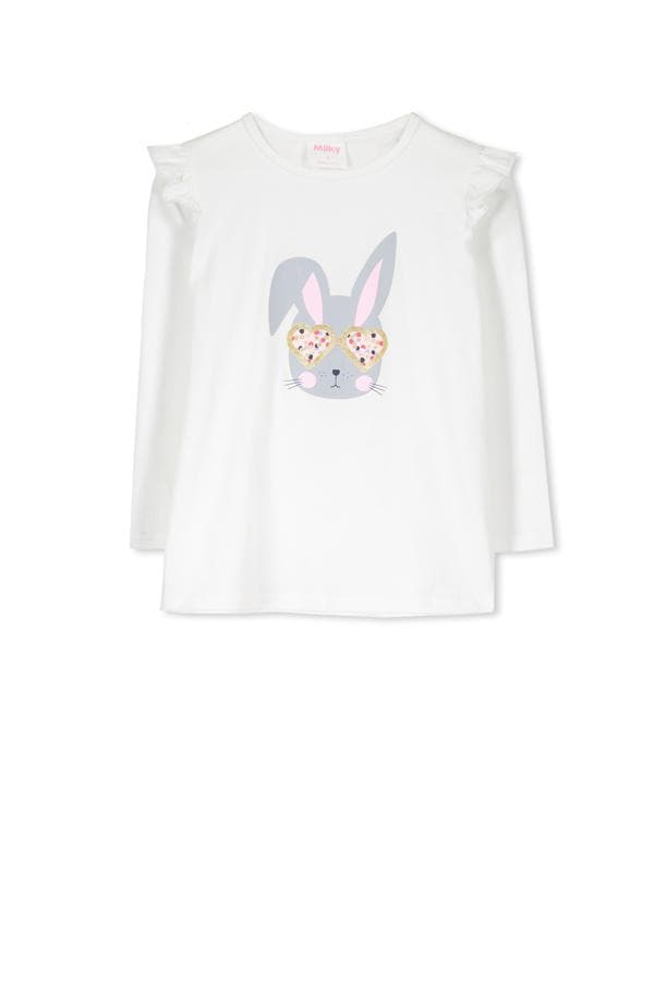 Bunny Tee (Milky Baby) T-Shirts Milky 