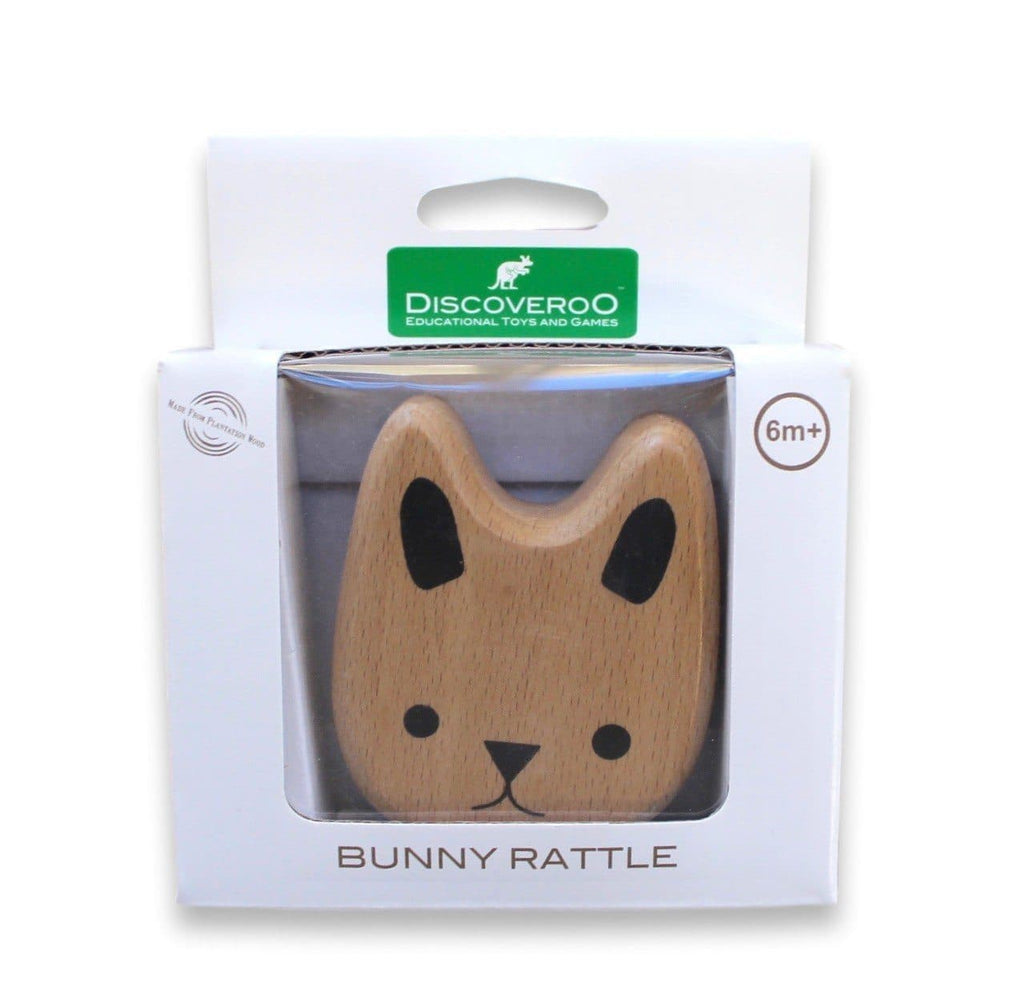 DISCOVEROO Bunny Rattle Toys Discoveroo 