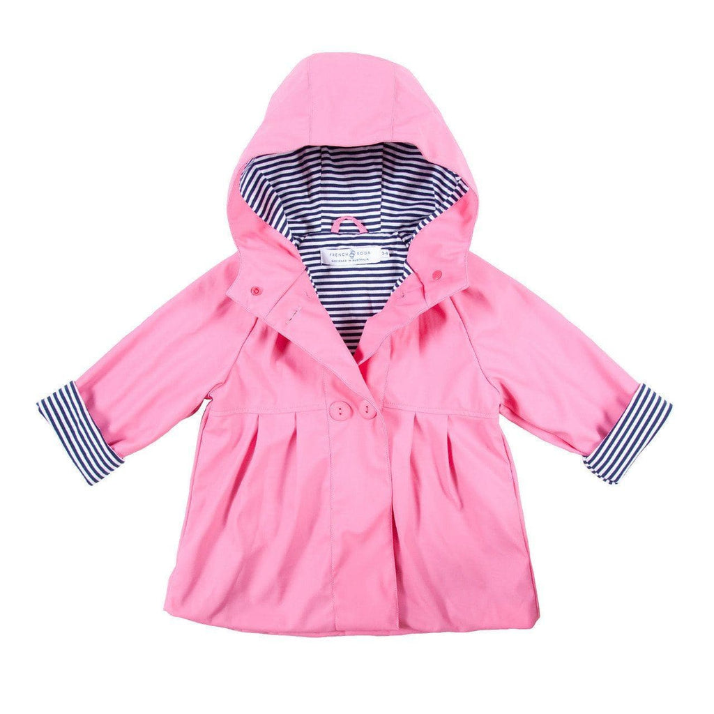 French Soda Girls Raincoat - Pink