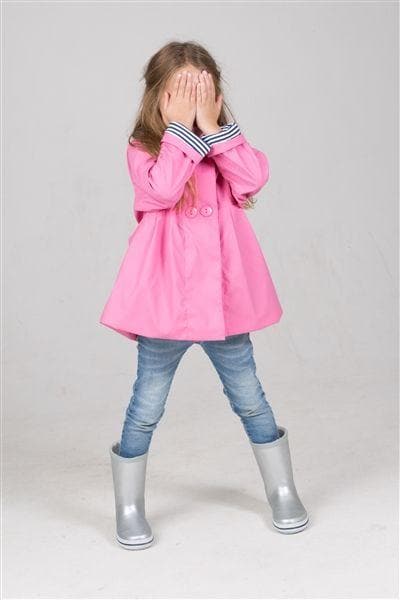 Girls Raincoat - Pink Jackets French Soda 