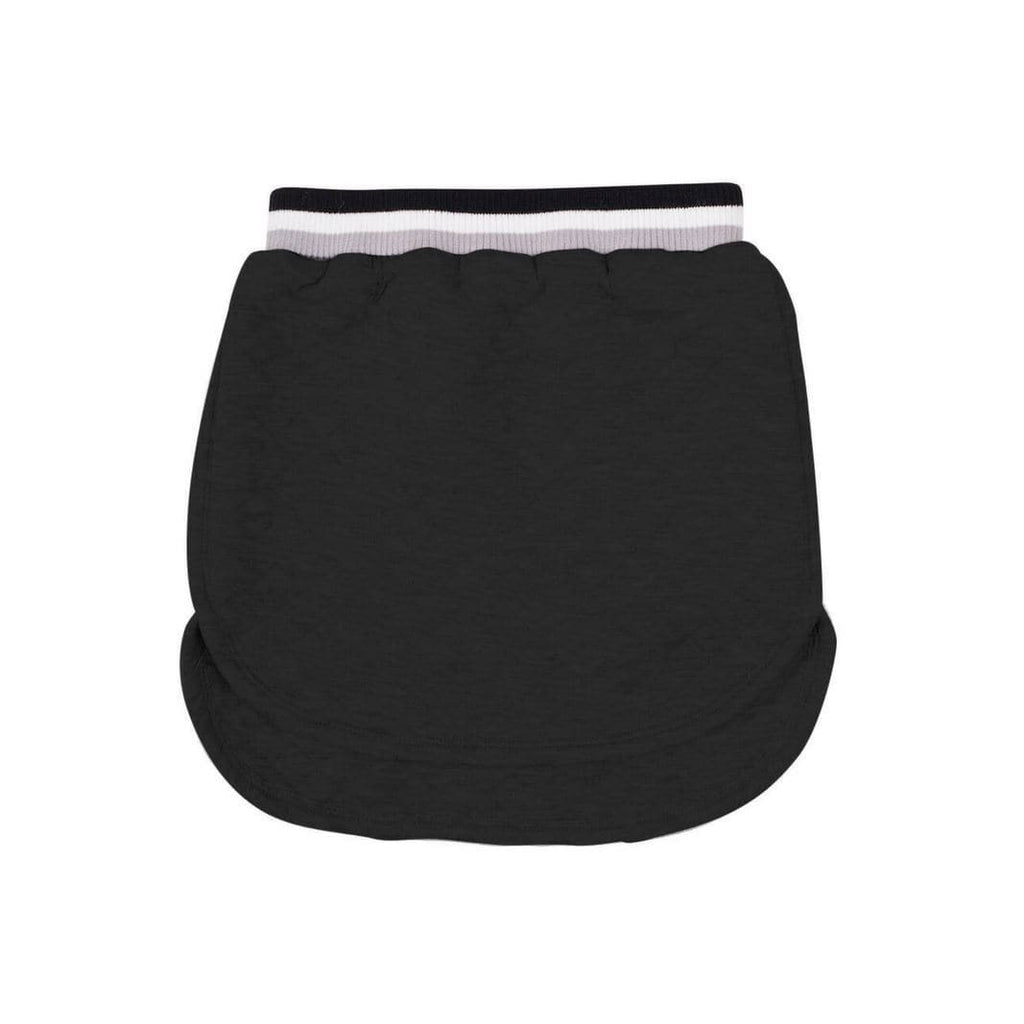 Chi Khi Harper Mini Skirt - Black Quilted